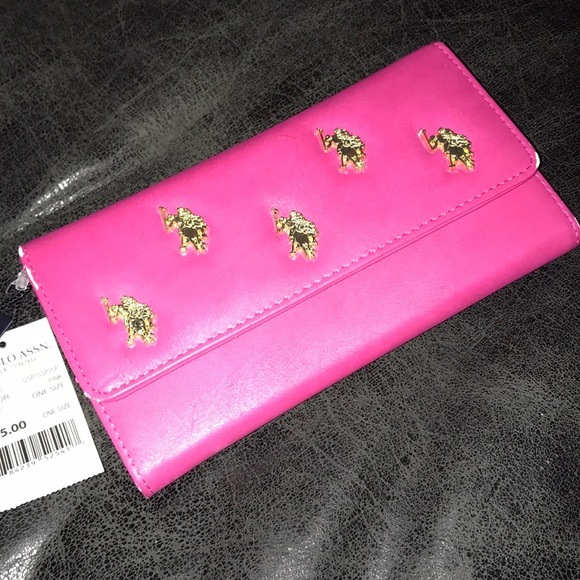 US POLO wallet pink - Picture 1 of 7